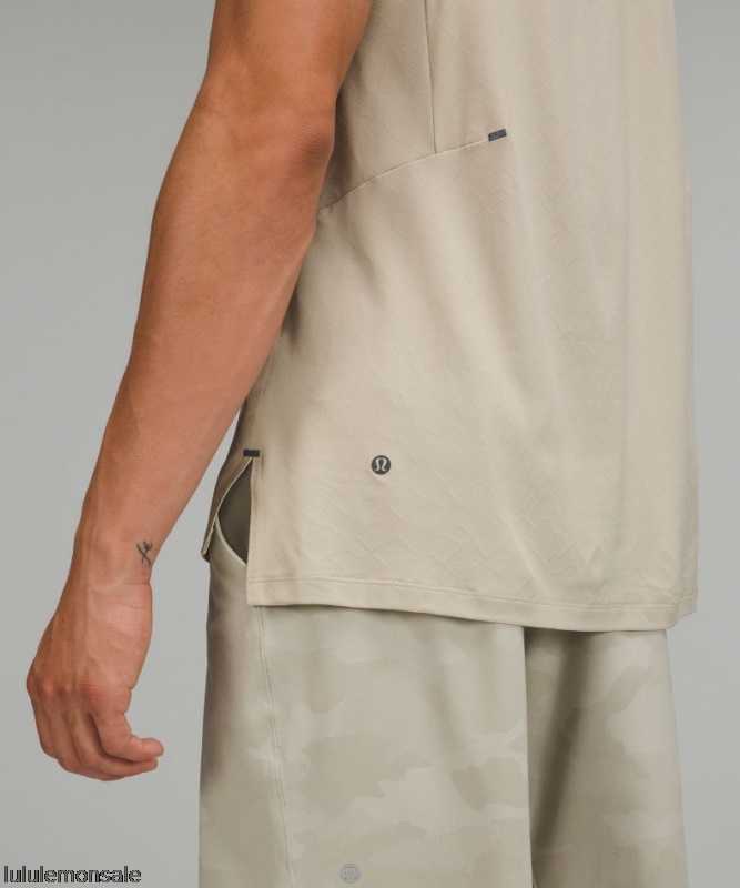 Lululemon Deutschland DELULU982 | Lululemon Deutschland Trainings-Tanktop Aus Rohleinen Mit Struktur